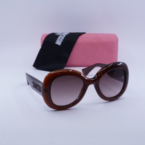 Moschino MOS162/S 009Q HA Butterfly Sunglasses - Brown - Picture 5 of 10